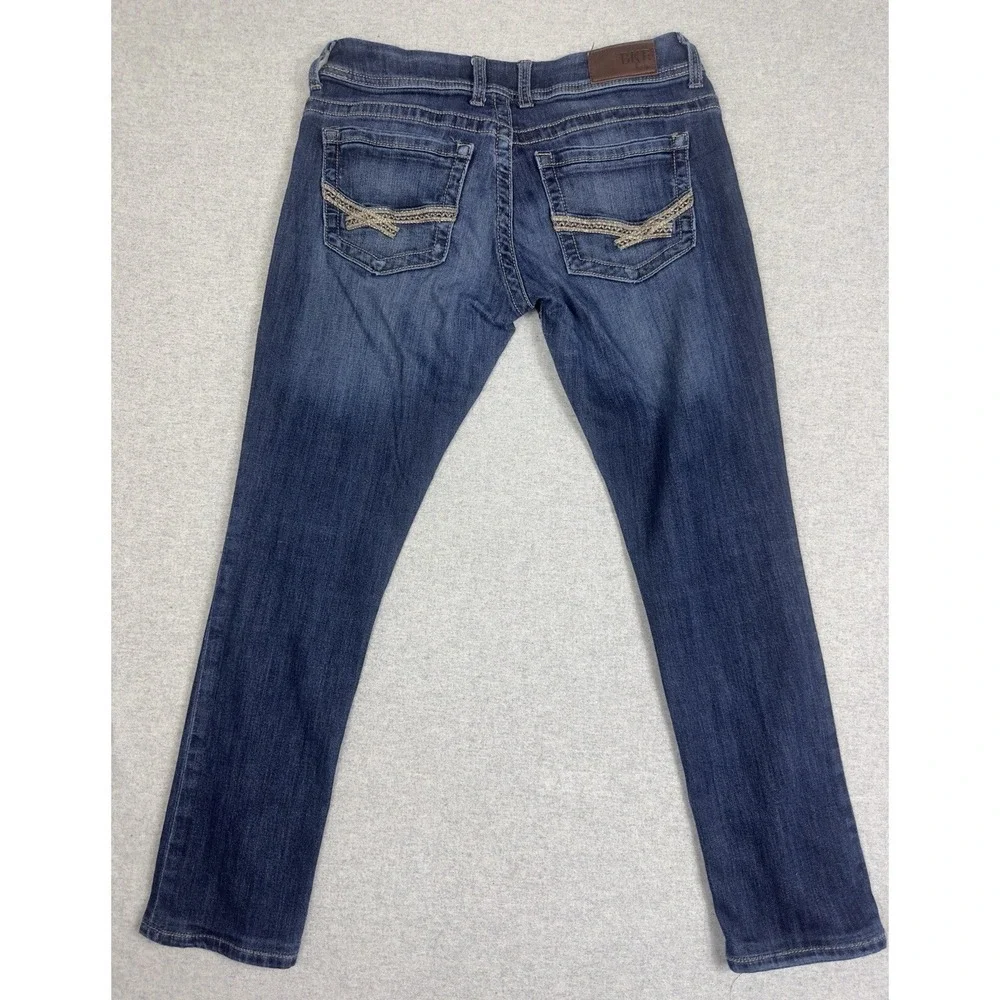 The Buckle BKE CULTURE Size 29 R Low‎ Rise Boot Cut Stretch Jeans Whiskering Y2K